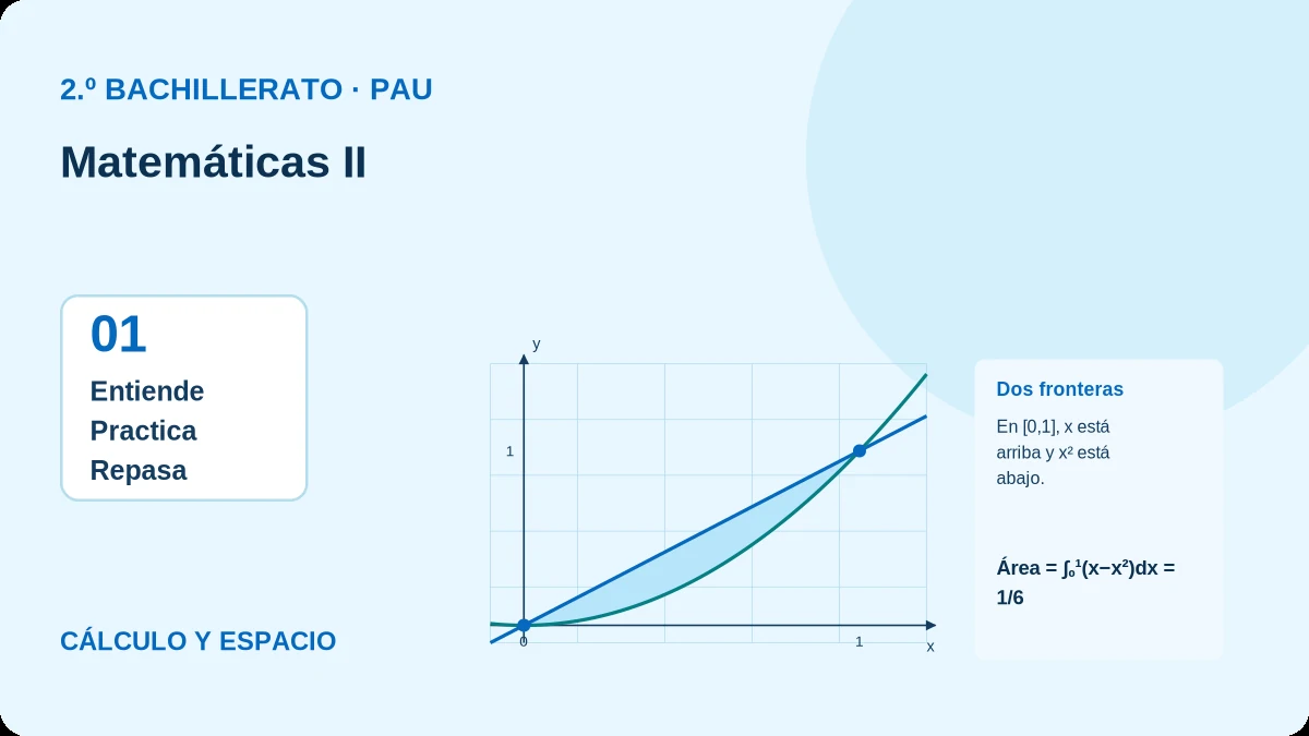 Ilustración de cálculo y espacio para Matemáticas II.