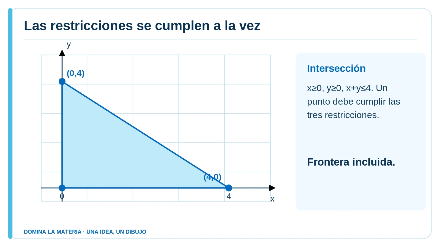 Las restricciones se cumplen a la vez. Descripción en el texto contiguo.